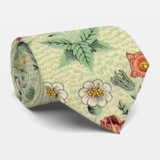 William Morris Daisy Floral Wallpaper Pattern Krawatte (Gerollt)