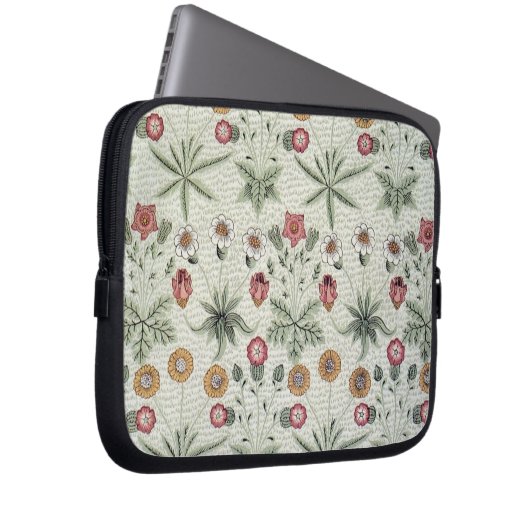 William Morris Daisy Floral Wallpaper Pattern Laptopschutzhülle (Vorne Rechts)