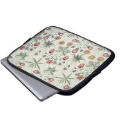 William Morris Daisy Floral Wallpaper Pattern Laptopschutzhülle (Vorne Knopf)