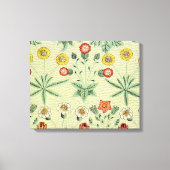 William Morris Daisy Floral Wallpaper Pattern Leinwanddruck (Vorderseite)