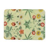 William Morris Daisy Floral Wallpaper Pattern Magnet (Horizontal)