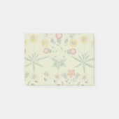 William Morris Daisy Floral Wallpaper Pattern Post-it Klebezettel (Vorderseite)
