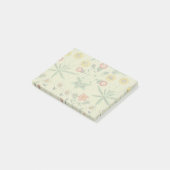 William Morris Daisy Floral Wallpaper Pattern Post-it Klebezettel (angewinkelt)