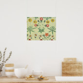 William Morris Daisy Floral Wallpaper Pattern Poster (Küche)