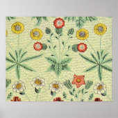 William Morris Daisy Floral Wallpaper Pattern Poster (Vorne)