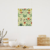 William Morris Daisy Floral Wallpaper Pattern Poster (Küche)