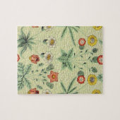 William Morris Daisy Floral Wallpaper Pattern Puzzle (Horizontal)