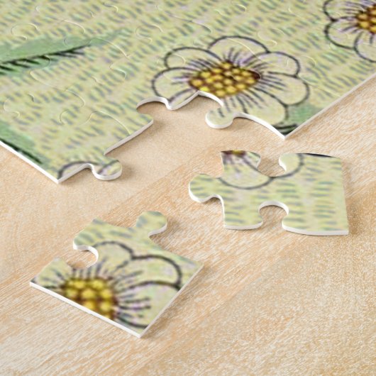William Morris Daisy Floral Wallpaper Pattern Puzzle (Seite)