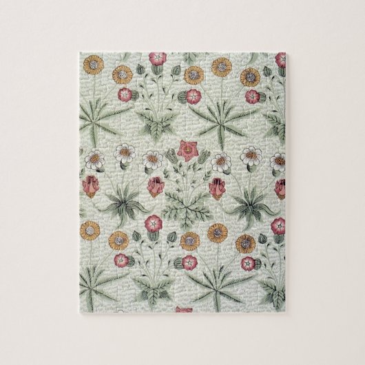 William Morris Daisy Floral Wallpaper Pattern Puzzle (Vertikal)