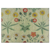 William Morris Daisy Floral Wallpaper Pattern Schneidebrett (Vorderseite)