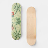 William Morris Daisy Floral Wallpaper Pattern Skateboard (Vorderseite)