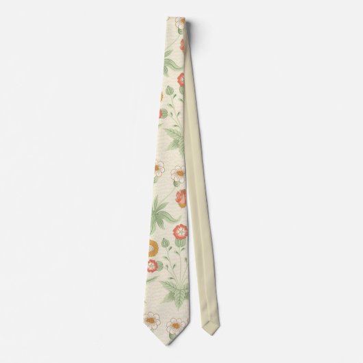 William Morris Daisy Pattern Retro Floral Elegant Krawatte (Vorderseite)