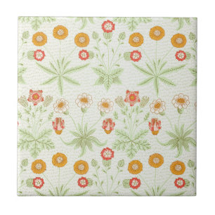 William Morris Daisy Vintage Botanisches Muster Fliese