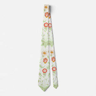 William Morris Daisy Vintage Botanisches Muster Krawatte