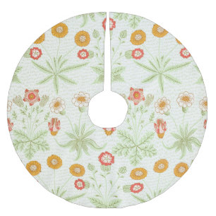 William Morris Daisy Vintage Botanisches Muster Polyester Weihnachtsbaumdecke