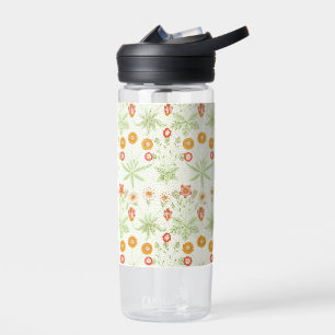 William Morris Daisy Vintage Botanisches Muster Trinkflasche