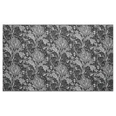 William Morris-Damast, dunkelgrau Stoff (Fat Quarter (45,7 x 55,9 cm))