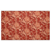 William Morris-Damast, tief Orange Stoff (Fat Quarter (45,7 x 55,9 cm))