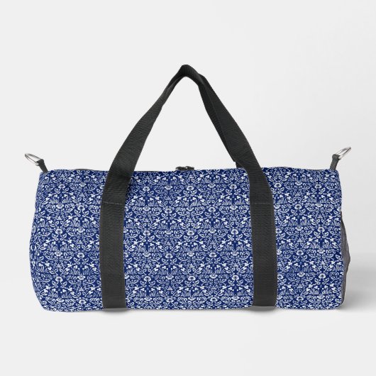 William Morris Damentrainingszubehör modern blau Duffle Bag (Vorderseite)