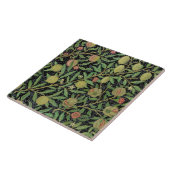 William Morris Dark Granatapfel Fruchtmuster Fliese (Seite)