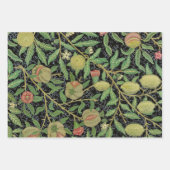 William Morris Dark Granatapfel Fruchtmuster Geschenkpapier Set (Vorderseite)