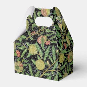 William Morris Dark Granatapfel Fruchtmuster Geschenkschachtel