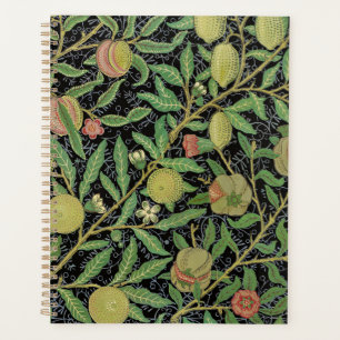 William Morris Dark Granatapfel Fruchtmuster Planer