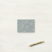 William Morris Dark Granatapfel Fruchtmuster Post-it Klebezettel (Auf Schreibtisch)