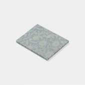 William Morris Dark Granatapfel Fruchtmuster Post-it Klebezettel (angewinkelt)