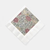 William Morris - Das Muster der Rose Serviette (Ecke)