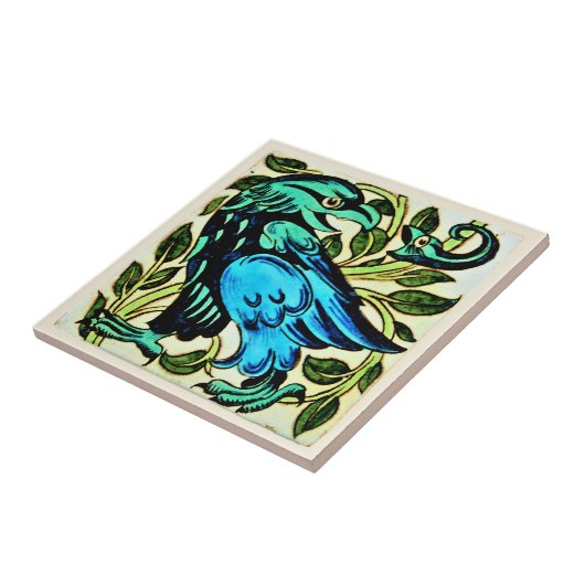 William * Morris De Morgan Eagle und Snark | Fliese (Seite)
