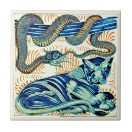 William * Morris De Morgan Snake Tiger | Fliese