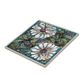 William * Morris De Morgan Sprig von Blume White Fliese (Seite)