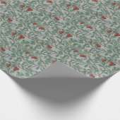 William Morris Decorative Art Arbutus Pattern Geschenkpapier (Ecke)