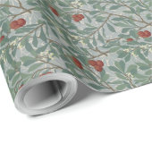 William Morris Decorative Art Arbutus Pattern Geschenkpapier (Rolleneckpunkt)