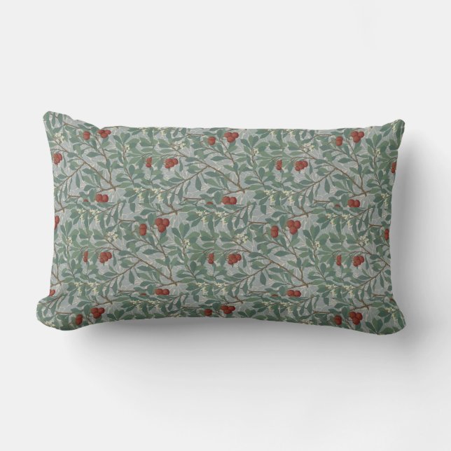 William Morris Decorative Art Arbutus Pattern Lendenkissen (Vorderseite)