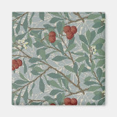 William Morris Decorative Art Arbutus Pattern Magnet (Vorne)