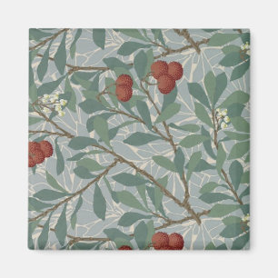 William Morris Decorative Art Arbutus Pattern Magnet