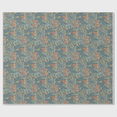 William Morris Decorative Art Iris Pattern Geschenkpapier (Flach)