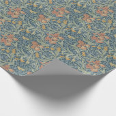 William Morris Decorative Art Iris Pattern Geschenkpapier (Ecke)