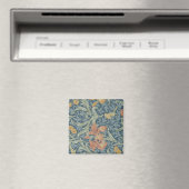 William Morris Decorative Art Iris Pattern Magnet (In Situ (Geschirrspüler))