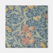 William Morris Decorative Art Iris Pattern Magnet (Vorne)