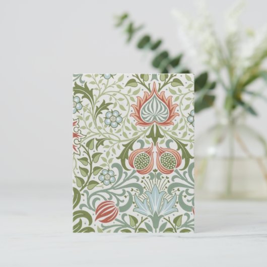 William Morris Decorative Art Persian Pattern Postkarte (Stehend Vorderseite)