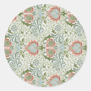 William Morris Decorative Art Persian Pattern Runder Aufkleber