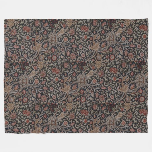 William Morris Decorative Art Trent Pattern Fleecedecke (Vorderseite (Horizontal))