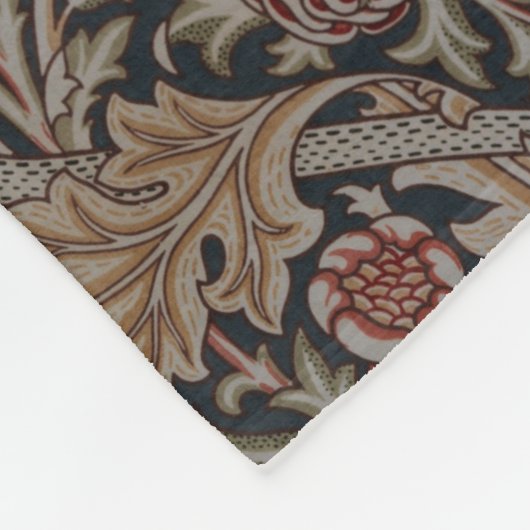 William Morris Decorative Art Trent Pattern Fleecedecke (Ecke)