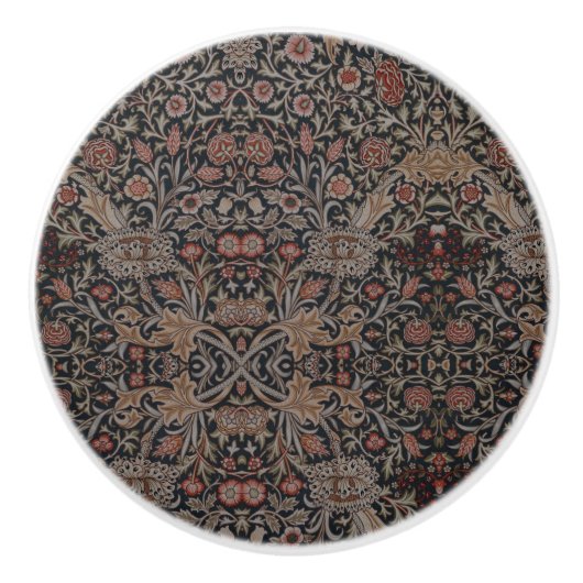 William Morris Decorative Art Trent Pattern Keramikknauf (Vorderseite)