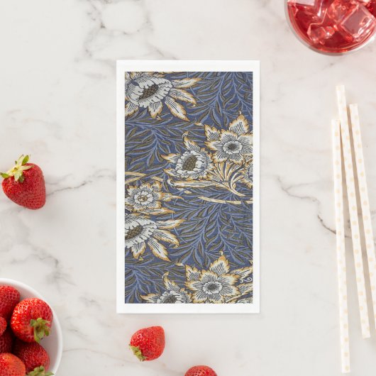 William Morris Decorative Willow & Tulip Floral Serviette (Beispiel)