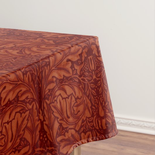 William Morris: Deep Red Acanthus Tablecloth Tischdecke (Beispiel)