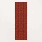 William Morris: Deep Red Acanthus Yoga Mat Yogamatte (Vorderseite)
